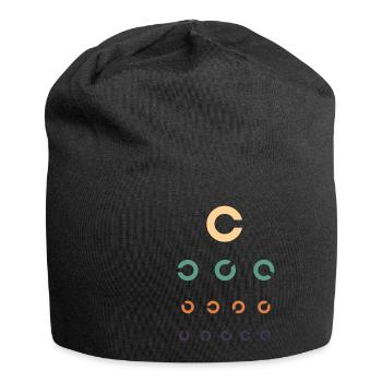 Eye test optician - Jersey Beanie - black - Front