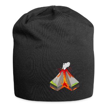 Vulkan - Jersey-Beanie - Schwarz - Vorne