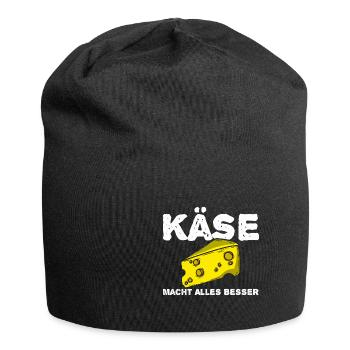 Käse - Jersey-Beanie - Schwarz - Vorne