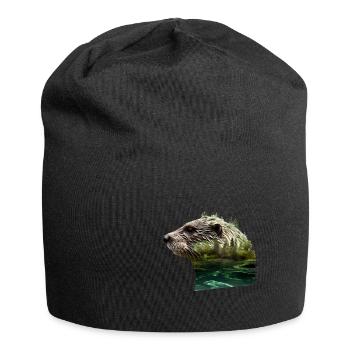 Otter - Jersey-Beanie - Schwarz - Vorne