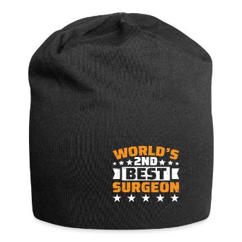 Chirurg - Jersey-Beanie - Schwarz - Vorne