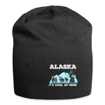 Dog sledding - Jersey Beanie - black - Front