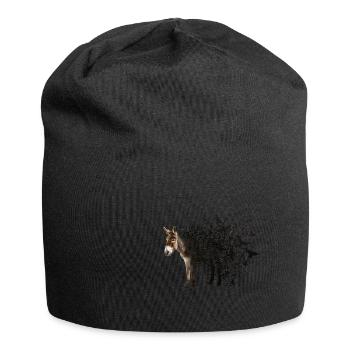 Esel - Jersey-Beanie - Schwarz - Vorne