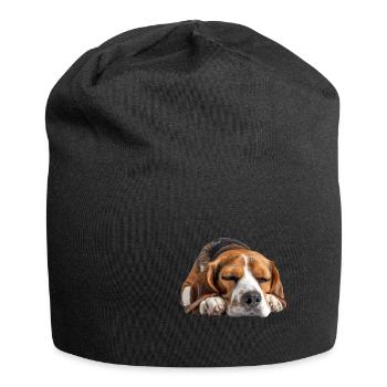 Beagle - Bonnet en jersey - noir - Devant