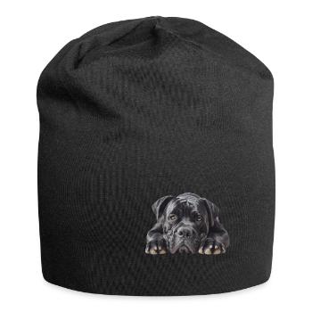Cane corso - Bonnet en jersey - noir - Devant