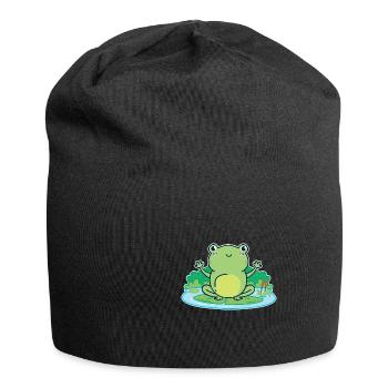 Frog frog pond - Jersey Beanie - black - Front