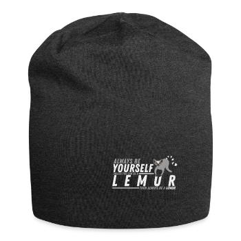 Lémurien - Bonnet en jersey - charbon - Devant