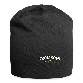Trombone trombone trombone trombone don trombones - Bonnet en jersey - noir - Devant