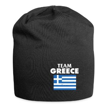 Team Grèce Sport Football Team Shirt - Bonnet en jersey - noir - Devant