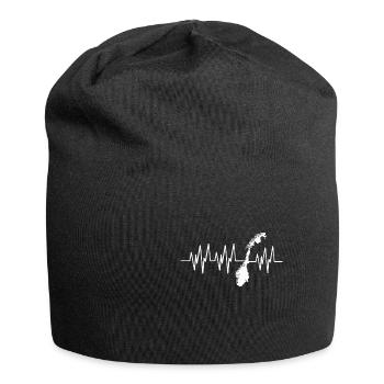 Norway gift country saying Funny - Jersey Beanie - black - Front