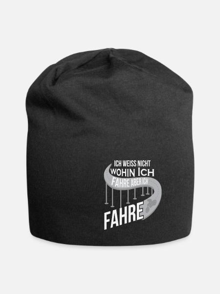 moto - Bonnet en jersey - noir