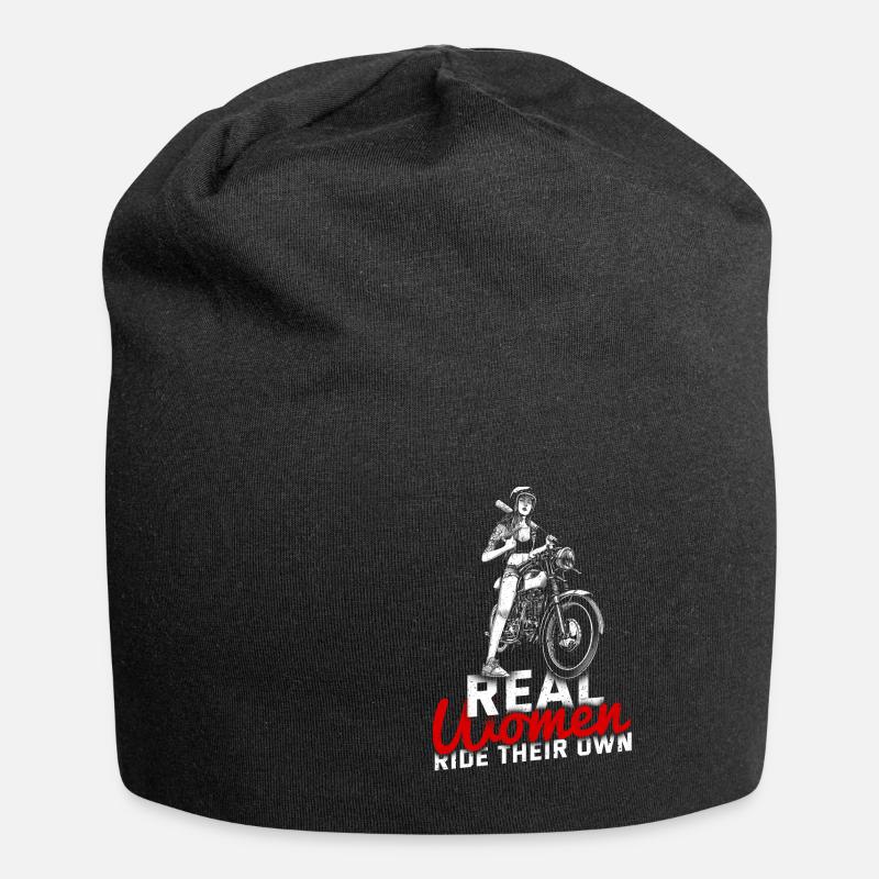 motorcycle - Jersey Beanie - black