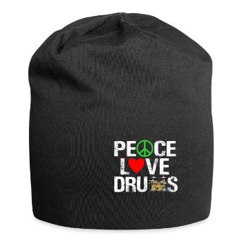 Drummer drummer drummer gift - Jersey Beanie - black - Front