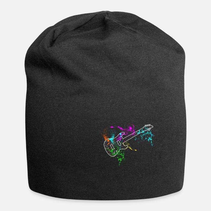 guitar - Jersey Beanie - black