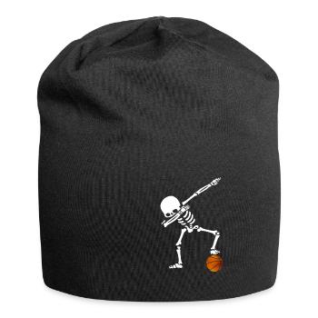 Basketball Basketballer Geschenk Geschenkidee - Jersey-Beanie - Schwarz - Vorne