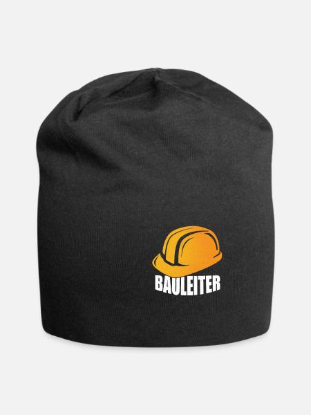Bauarbeiter - Jersey-Beanie - Schwarz