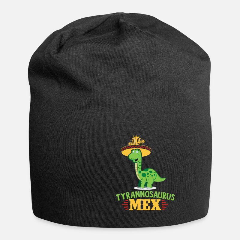 dinosaure - Bonnet en jersey - noir