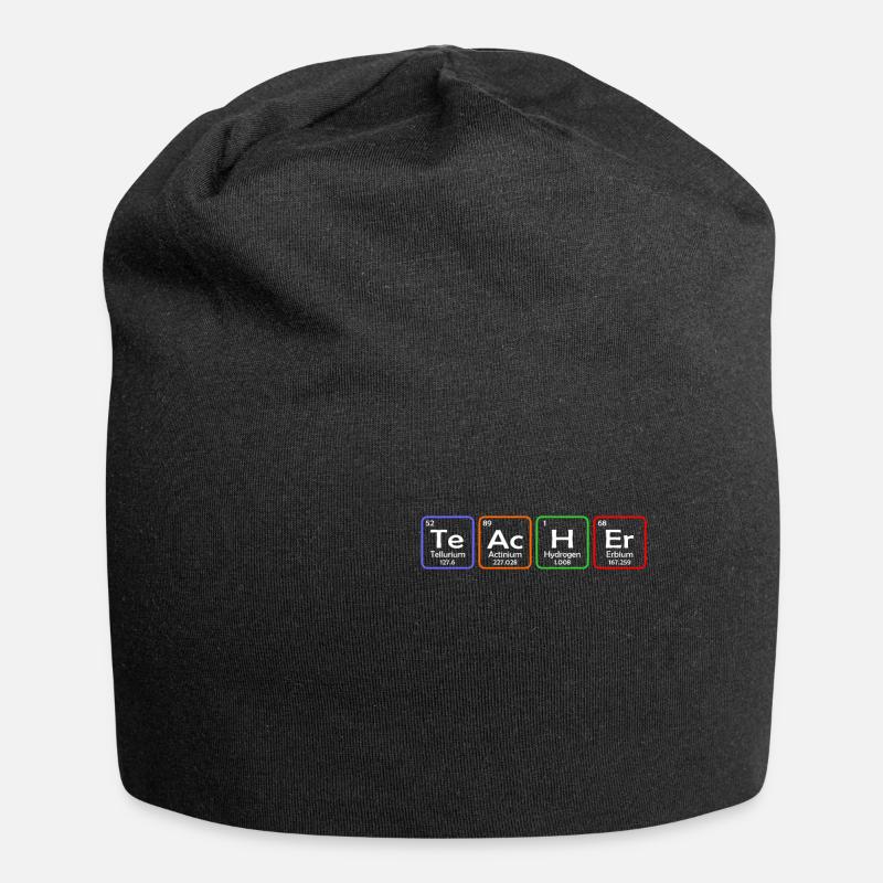 Lehrer - Jersey-Beanie - Schwarz