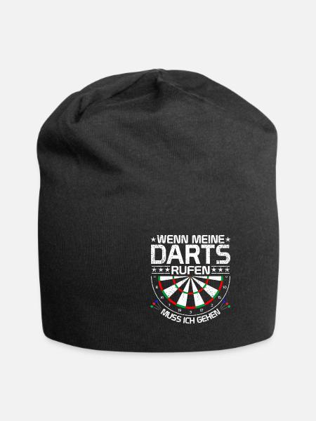 Dart - Jersey-Beanie - Schwarz
