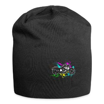 Moto Moto Conduite Cadeau Idée Cadeau Bik - Bonnet en jersey - noir - Devant