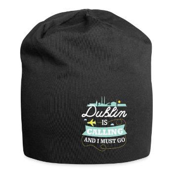 Dublin - Jersey-Beanie - Schwarz - Vorne