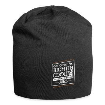 Schornsteinfeger - Jersey-Beanie - Schwarz - Vorne