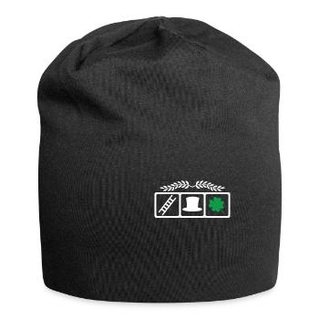 Schornsteinfeger - Jersey-Beanie - Schwarz - Vorne