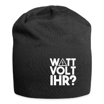 Elektriker - Jersey-Beanie - Schwarz - Vorne