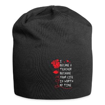 professeur - Bonnet en jersey - noir - Devant
