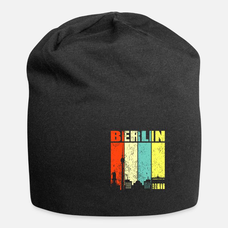 Berlin - Bonnet en jersey - noir