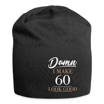60th birthday - Jersey Beanie - black - Front