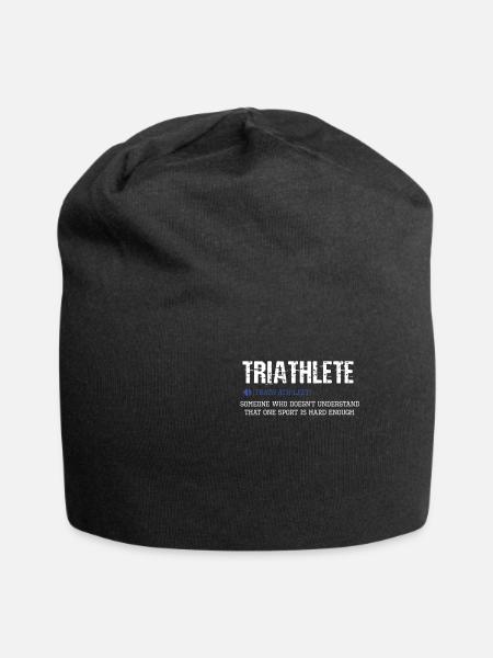 Triathlon - Jersey-Beanie - Schwarz