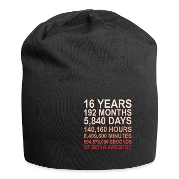 16ème anniversaire 2003 - Bonnet en jersey - noir - Devant