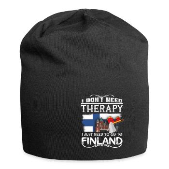Finlande - Bonnet en jersey - noir - Devant