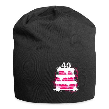 40th birthday - Jersey Beanie - black - Front