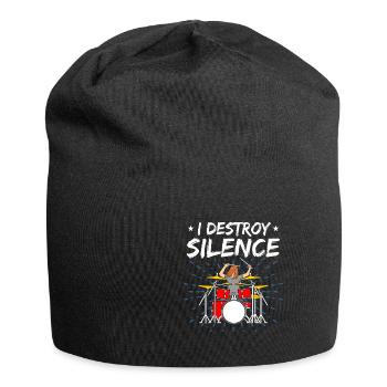 Drummer drummer drummer gift - Jersey Beanie - black - Front