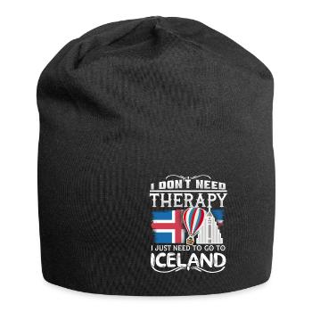 Iceland - Jersey Beanie - black - Front