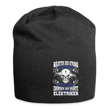 Elektriker - Jersey-Beanie - Schwarz - Vorne