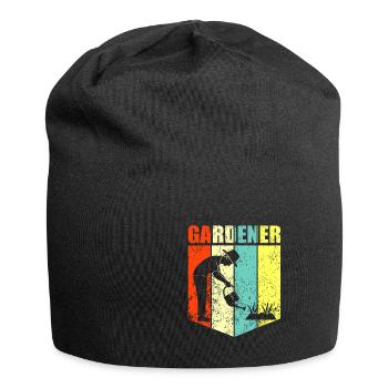 Gärtner - Jersey-Beanie - Schwarz - Vorne