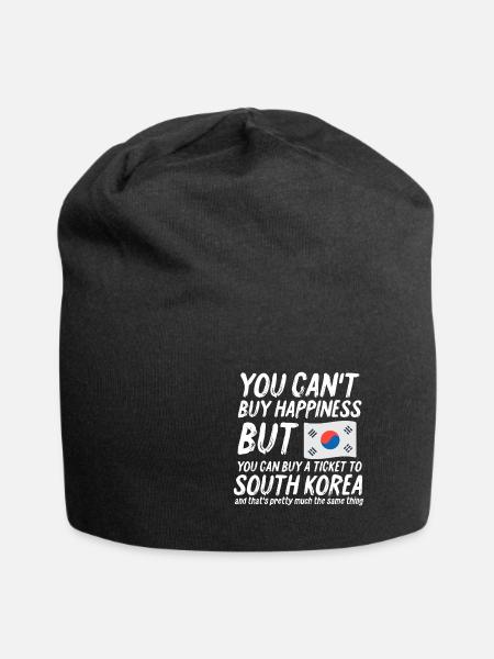 Korea - Jersey-Beanie - Schwarz