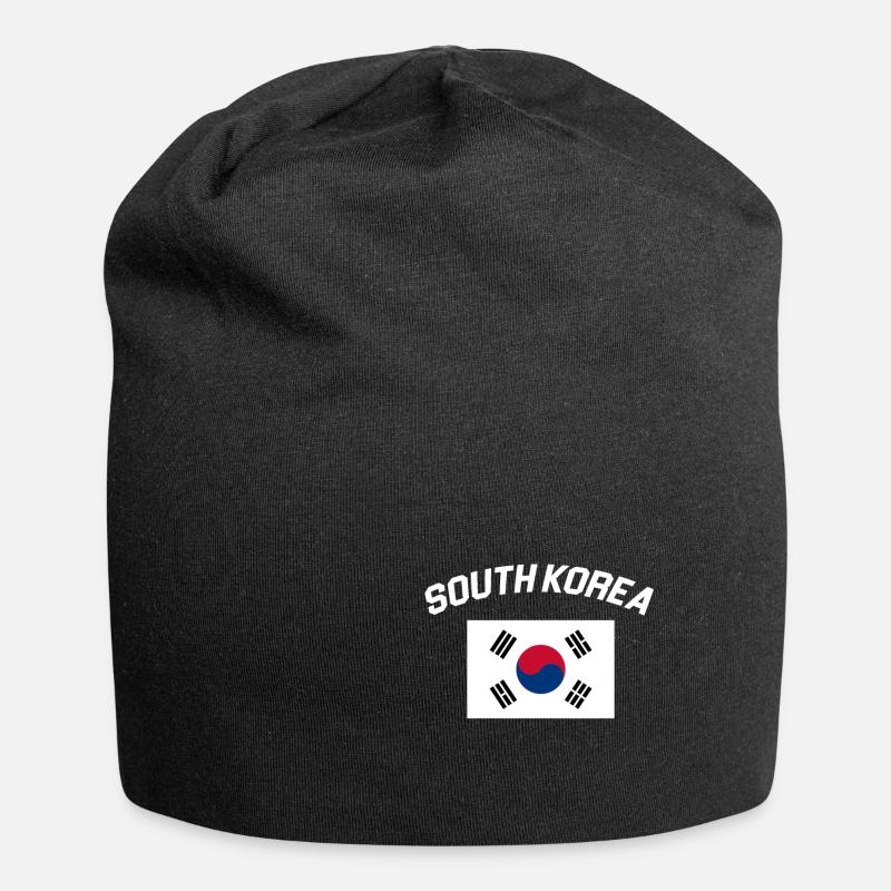 Korea - Jersey-Beanie - Schwarz