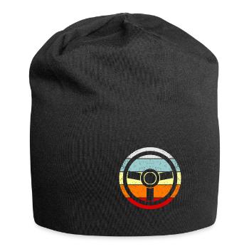 Auto - Jersey-Beanie - Schwarz - Vorne
