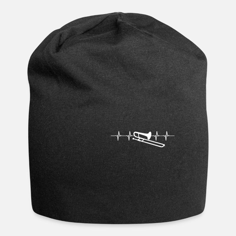 Trombone - Bonnet en jersey - noir