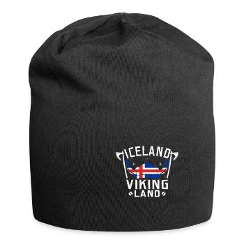 Iceland - Jersey Beanie - black - Front
