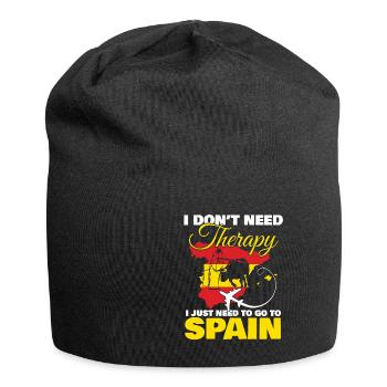 Spanien - Jersey-Beanie - Schwarz - Vorne