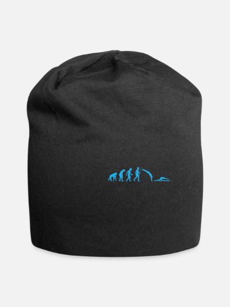 natation - Bonnet en jersey - noir