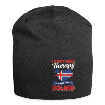 Islande - Bonnet en jersey - charbon - Devant