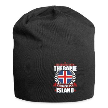 Island - Jersey-Beanie - Schwarz - Vorne