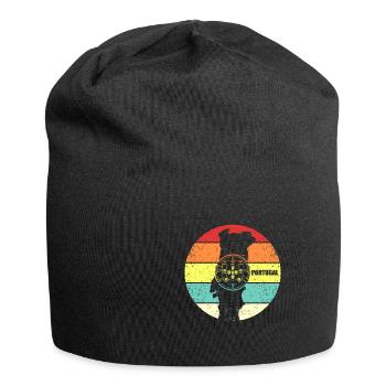 Portugal - Bonnet en jersey - noir - Devant