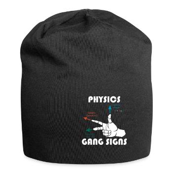 Règle de main droite Physics Math Teacher Math - Bonnet en jersey - noir - Devant